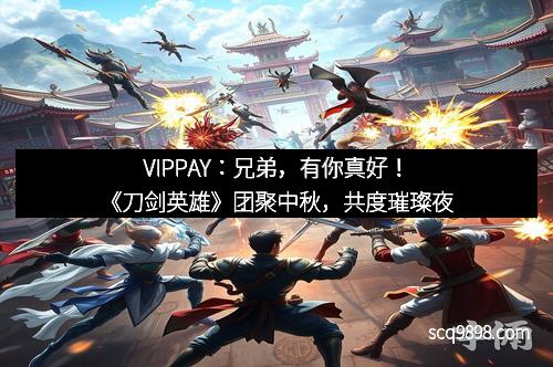 VIPPAY：兄弟，有你真好！《刀剑英雄》团聚中秋，共度璀璨夜